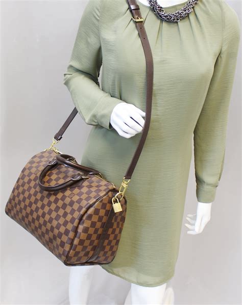 lv speedy 30 damier ebene bandouliere